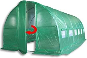 polytunnel 6m x 3m with solid door with free acnhor kits and hotspot tape 